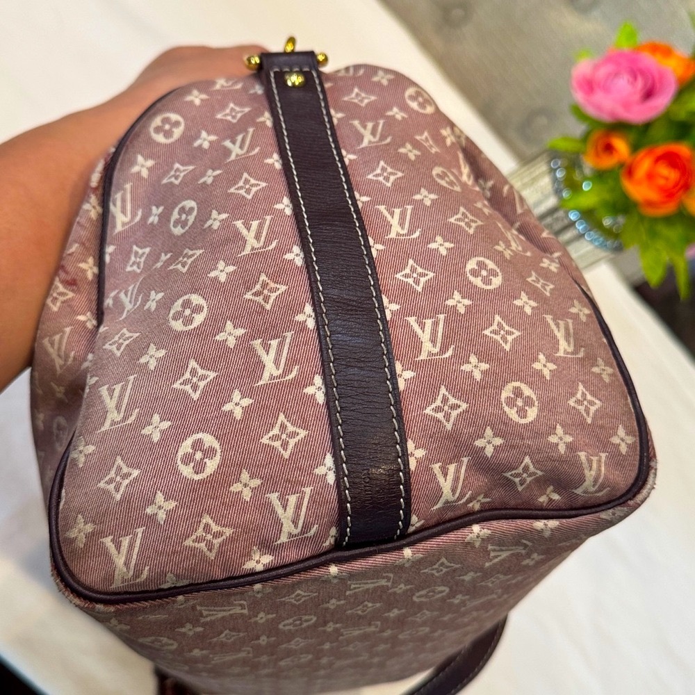 Authentic Louis Vuitton Mini Lin Speedy Bandolier 30 - Picture 6 of 16